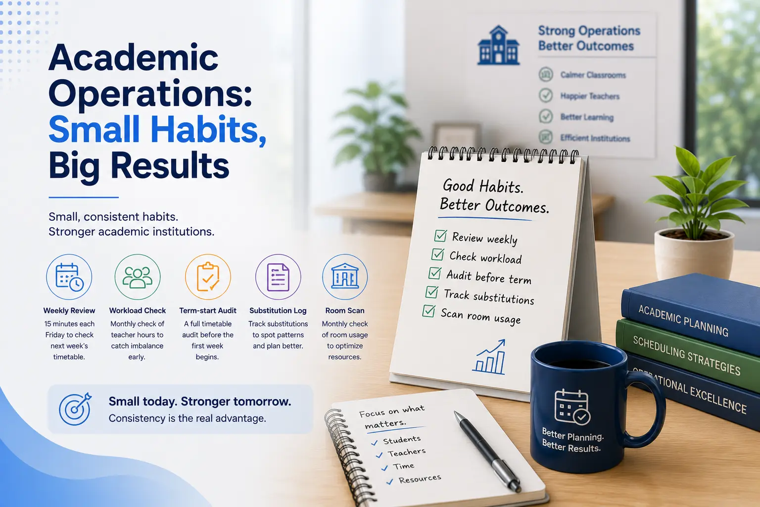 Academic Operations: Small Habits, Big Results
